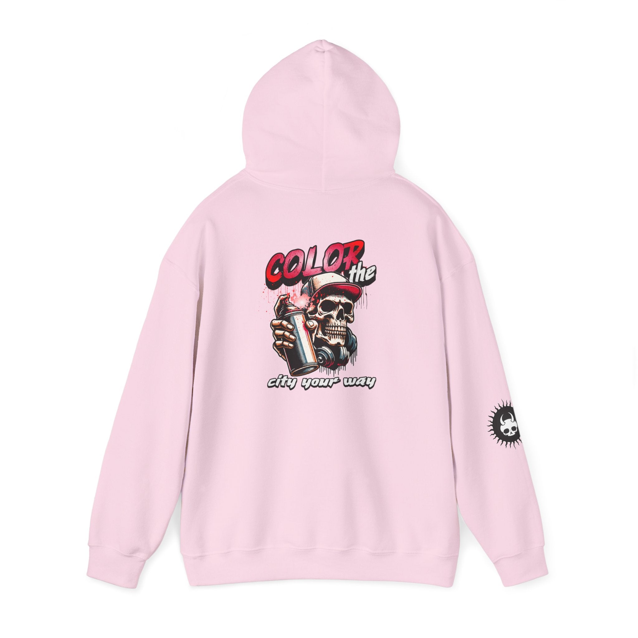 Color The City You Way - Unisex Heavy Blend™ Hooded Sweatshirt - Damned Threads
